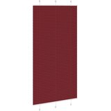  Plisirana zavjesa Bordo crvena 110x200 cm Širina tkanine 109,4 cm Poliester | shoptok.hr