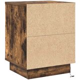  Noćni ormar s 2 pcs Dimljeni hrast 39 x 34.5 x 50 cm | shoptok.hr