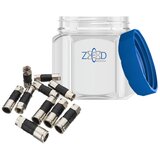 Zed Electronic Kompresioni konektor extra kvalitet, RG6,pak. 100 kom. - CO-XD/100 | shoptok.hr