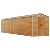  Vrtno spremište svjetlosmeđe 191 x 810 x 198 cm pocinčani čelik | shoptok.hr