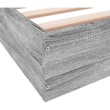 vidaXL Okvir za krevet boja hrasta 75 x 190 cm od konstruiranog drva Cijene