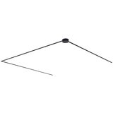 QAZQA Modern railsysteem zwart 1-fase 600 cm met ronde voeding - Magnetic | Shoptok.si