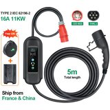 Chiefleed Prenosni polnilec za EV, 11KW moč, prilagodljiva moč, 11KW, Tip2, (5000161529) | Shoptok.si