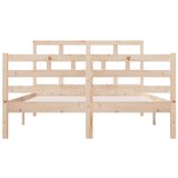  Posteljni okvir iz trdnega lesa 135x190 cm 4FT6, (20644790) | Shoptok.si
