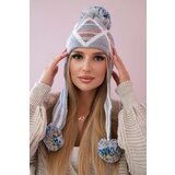 Kesi Women's cap with long ears Eunika K322 gray+blue | shoptok.hr