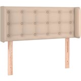  Uzglavlje s ušima boja cappuccina 93x16x78/88 cm umjetna koža | shoptok.hr