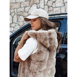 DStreet Kamizelka damska ASHTON kamelowa | ePonuda.com