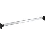 vidaXL Teleskopska palica za garderobo 2 kosa srebrna 58-100 cm, (20642127) | Shoptok.si