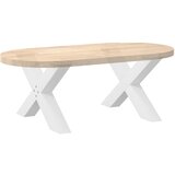  Noge za klub stolić u obliku slova X, 2 kom, bijele, 70 x (42-43) cm, čelik | Eponuda.ba