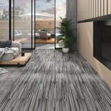  Podne obloge od PVC-a 5,02 m² 2 mm samoljepljive prugaste sive | shoptok.hr
