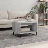 vidaXL Klubska mizica siva sonoma 60x50x40 cm inženirski les | Shoptok.si