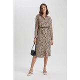 Defacto Shirt Collar Long Sleeve Dress | shoptok.hr