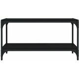 TV ormarić crni 80 x 33 x 41 cm od konstruiranog drva i čelika | shoptok.hr