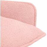  Fotelja Ružičasta Bouclé | shoptok.hr