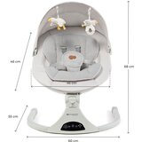 Kinderkraft Električna njihaljka TULSY, Beige | shoptok.hr