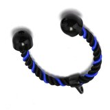 INF Dvojna triceps vrv za visok pulley: lat, face pull in podaljški Black+Blue, (5000314082) Cene