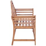 vidaXL Vrtna klupa 127 x 58 5 x 92 5 cm od masivne tikovine | shoptok.hr