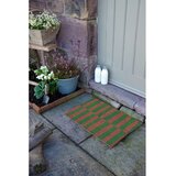 Artsy Doormats Otirač od kokosovih vlakana 40x60 cm Pink & Green Half Stripes – | shoptok.hr