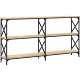  Konzolni stol boja hrasta 156x28x80,5 cm konstruirano drvo | shoptok.hr