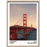 Styler Tiskana slika s okvirom 50x70 cm Golden Gate – | shoptok.hr