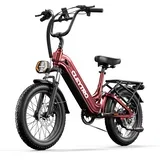 XC20 električno kolo 20" debelo kolo, 48V 15,6Ah baterija, rdeča, (5000234319)