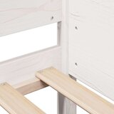 vidaXL Okvir kreveta bez madraca bijeli 90 x 190 cm masivna borovina | shoptok.hr