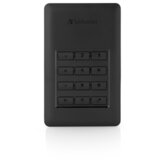 Verbatim Secure Portable 1TB USB 3.1 tvrdi disk, 256 bit AES | shoptok.hr