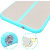  Strunjača na napuhavanje s crpkom 700 x 100 x 10 cm PVC zelena | shoptok.hr