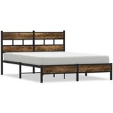  Posteljni okvir brez vzmetnice z vzmetnice dim. hrast 137x190cm, (21611452) | Shoptok.si