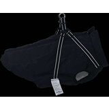 vidaXL Vodootporni reflektirajući kaput s pojasom za pse crni 5XL | shoptok.hr