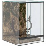 vidaXL Terarij s shranjevanjem Transparentno 30 x 30 x 40 cm Steklo - - Prozorna - 7.55 - 30 x 30 x 40 cm - 2025- | Shoptok.si
