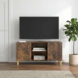 TV ormar 102 x 34,5 x 50 cm Dimljeni hrast Konstruirano drvo | shoptok.hr