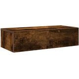  Zidna polica s ladicama dimljeni hrast 60x26,5x15 cm | shoptok.hr