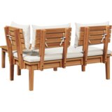 vidaXL Set od 2 komada klupe od punog drva teak | shoptok.hr
