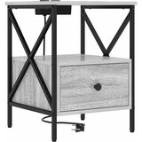  Noćni ormar Siva Sonoma 41,5 x 40,5 x 55 cm Konstruirano drvo | shoptok.hr