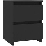 vidaXL Nočne omarice 2 kosa črne 30x30x40 cm iverna plošča, (20624140) | Shoptok.si