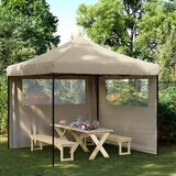 Šator za svadbe - šator za zabave Sivo-smeđa 292 x 292 x 315 cm Oxford tkanina | shoptok.hr