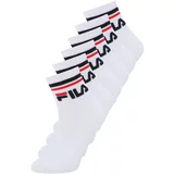 Fila Sportske čarape crvena / crna / bijela