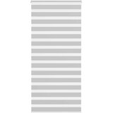 Zebra zavjesa svijetlosiva 115x230 cm Širina tkanine 110,9 cm Poliester | shoptok.hr