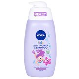 Nivea kids 2in1 shower & shampoo nežen gel za prhanje in šampon 2v1 500 ml za otroke Cene