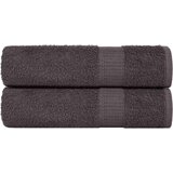 vidaXL Kopalne brisače 2 kos FROGN antracit 100x150 cm 100% bombaž | Shoptok.si