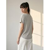 Sinsay Jednobojna pamučna majica kratkih rukava | shoptok.hr