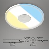 BRILONER 7480019 - LED kupatilsko plafonsko svetlo LED/6W/230V 3000/4000/6500K IP44 belo | Eponuda.com