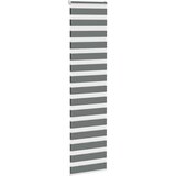 vidaXL zebra senčilo temno sivo 60x230 cm tkanina širina 55,9 cm | Shoptok.si