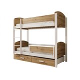 ADRK Otroki pograd Jori z ograjo in vzmetnico 86 cm - BELA-HRAST | Shoptok.si