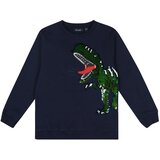 Blue Seven Majica nočno modra / zelena / rdeča / bela | Shoptok.si