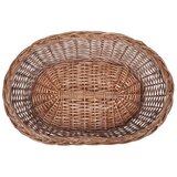  Košara za pse / krevet za ljubimce od vrbe prirodna boja 50 cm | Eponuda.com
