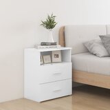 vidaXL Nočna omarica bela 50x32x60 cm Cene