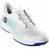 Wilson Kaos Swift 1.5 Clay Mens Tennis Shoe White/Blue Atoll/Lapis Blue 45 1/3