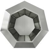  Sadilica Srebrno 100 x 100 x 80 cm Cinkani čelik | shoptok.hr